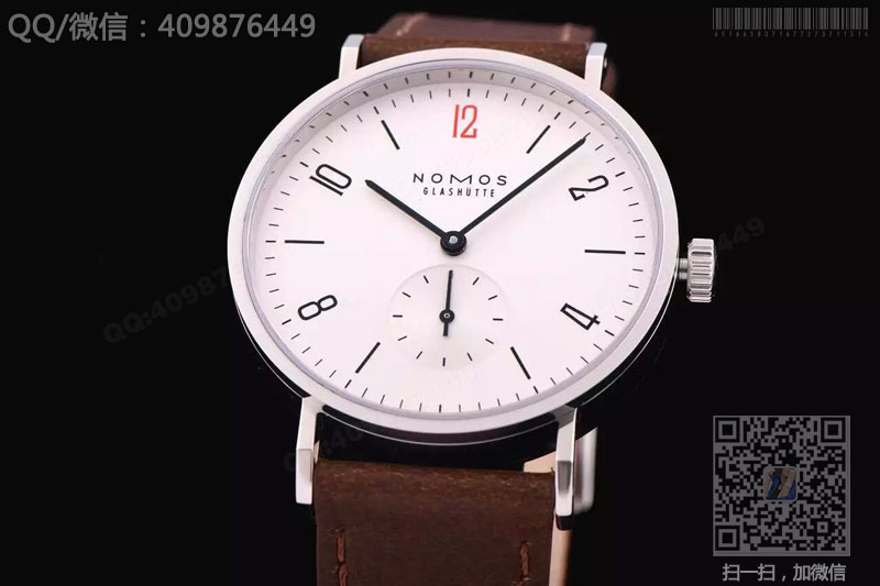 [NOOB] NOMOS Tangomat collection 601 watch with white dial and red lettering